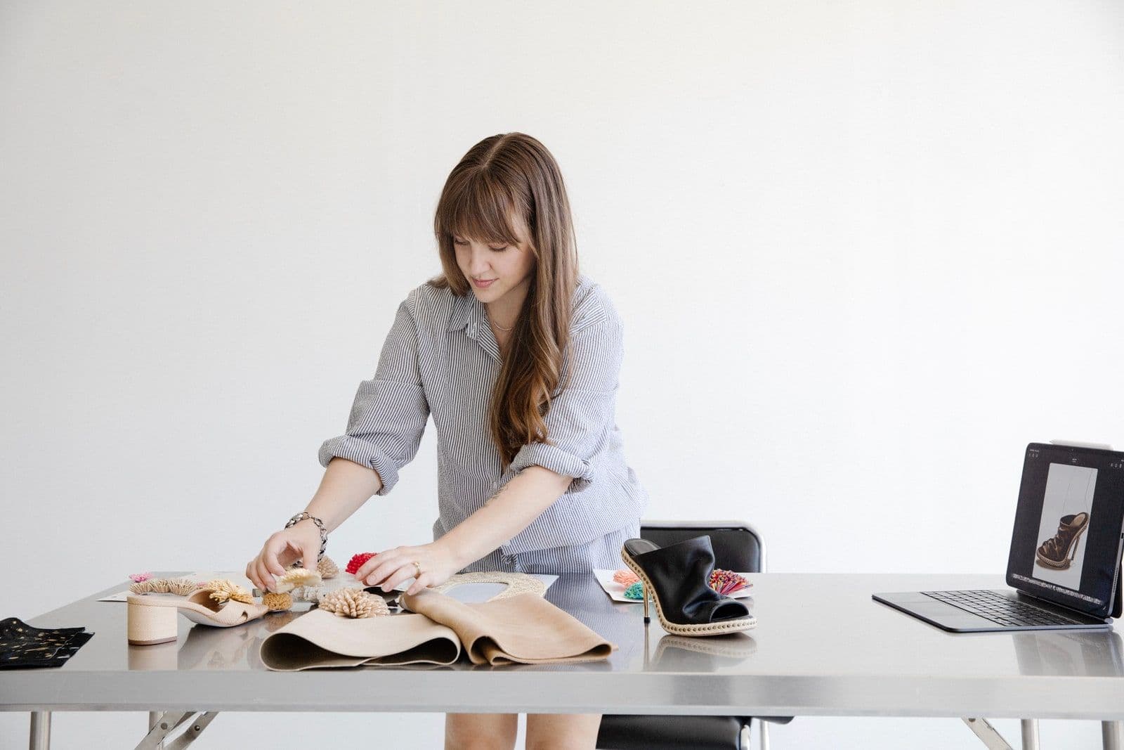 Erin Lavigne in her studio