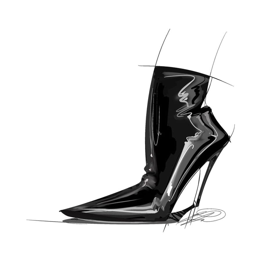 Footwear rendering 55 by Erin Lavigne