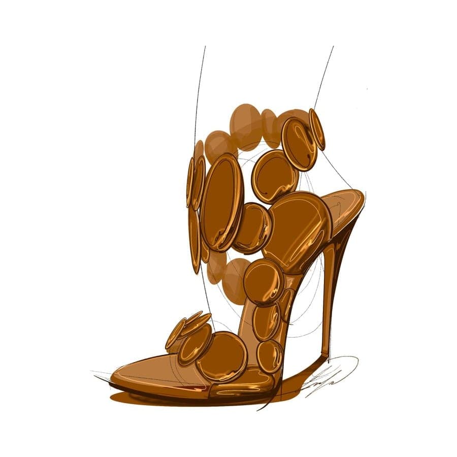Footwear rendering 25 by Erin Lavigne