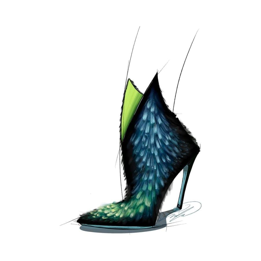 Footwear rendering 41 by Erin Lavigne