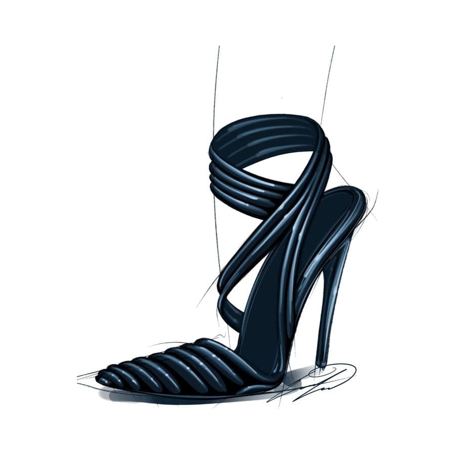 Footwear rendering 47 by Erin Lavigne
