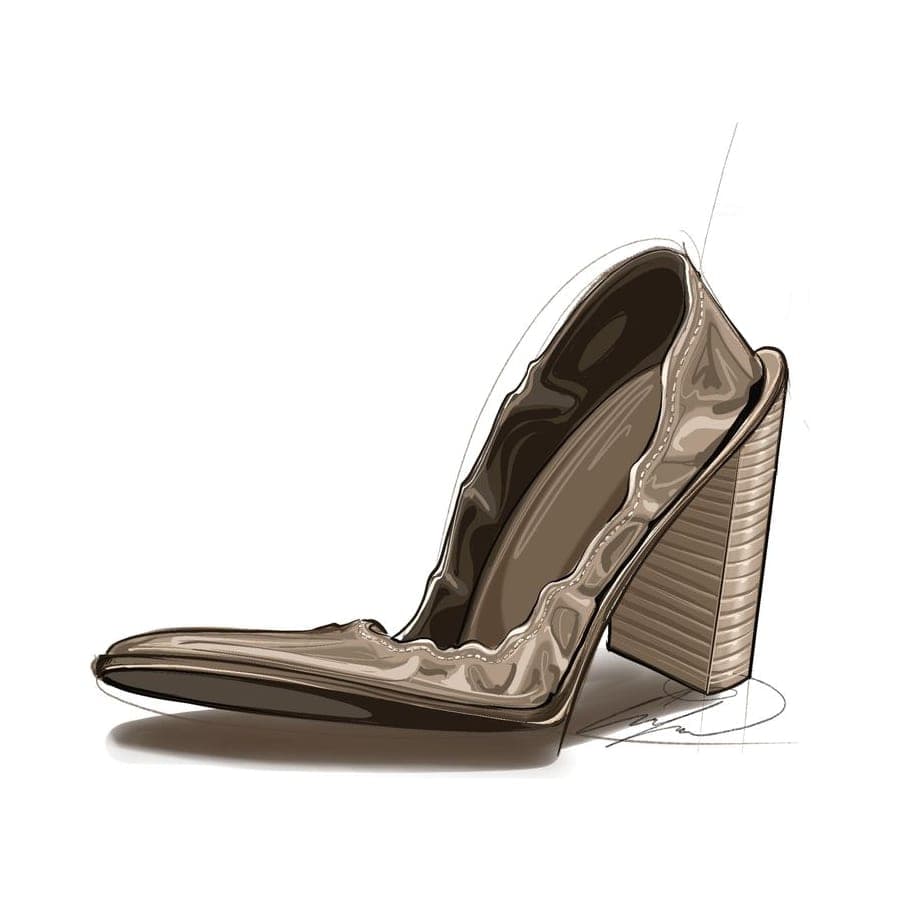 Footwear rendering 21 by Erin Lavigne