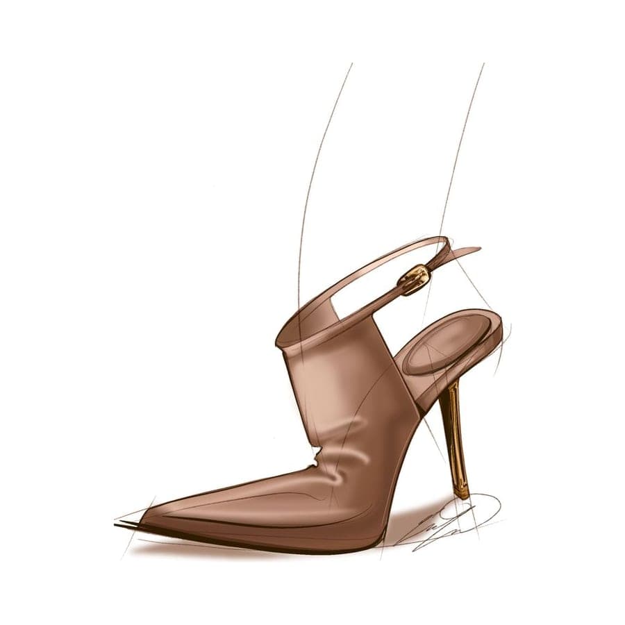 Footwear rendering 13 by Erin Lavigne