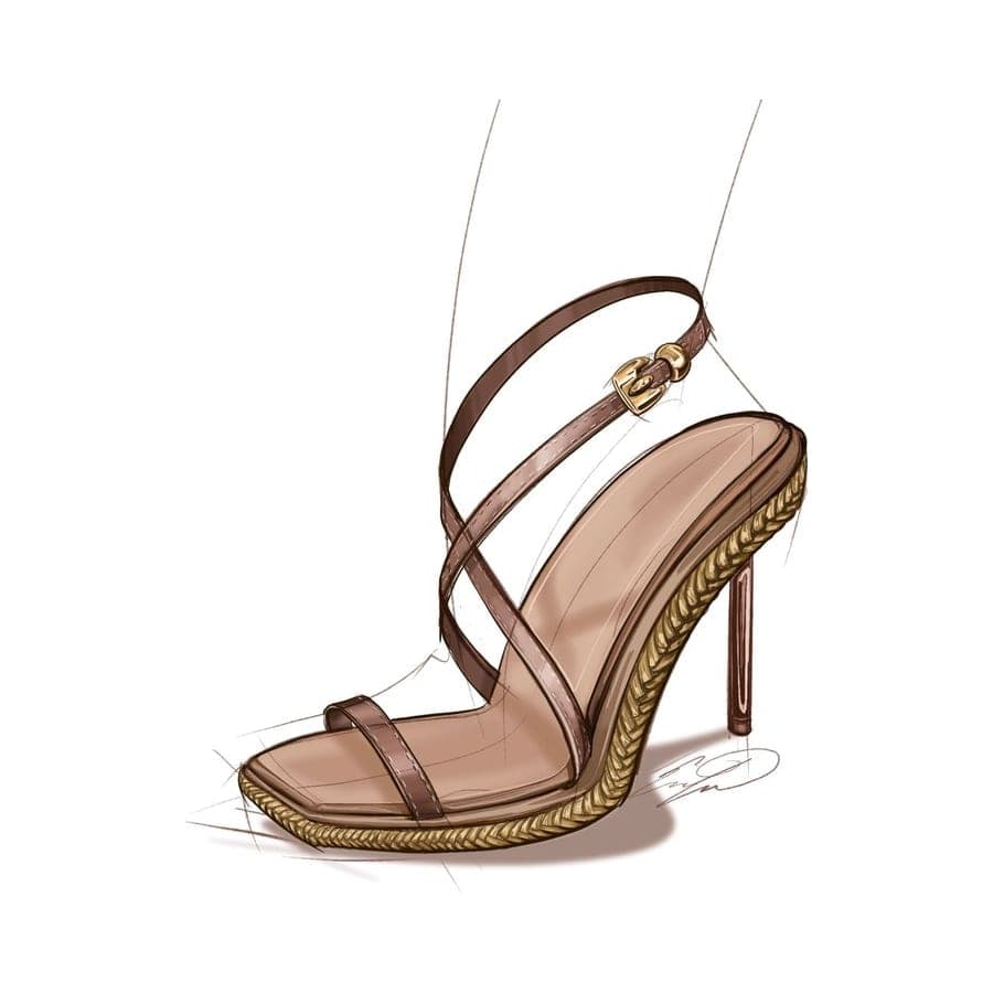 Footwear rendering 29 by Erin Lavigne