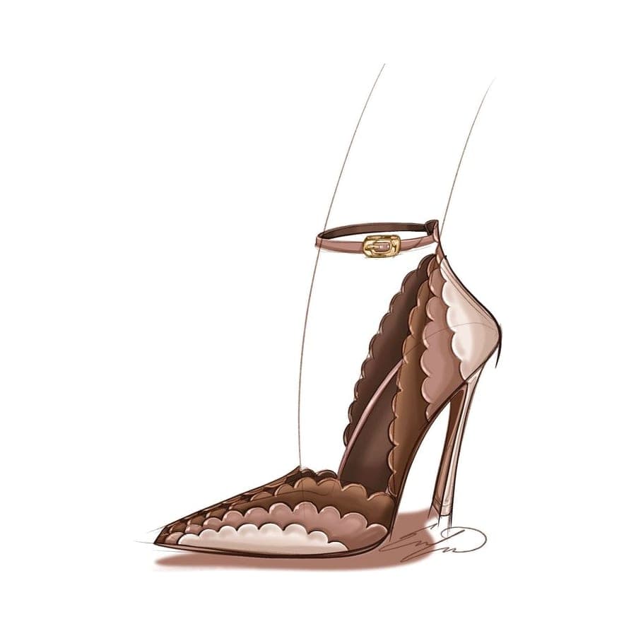 Footwear rendering 12 by Erin Lavigne