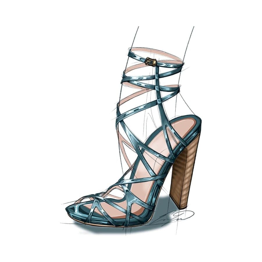 Footwear rendering 42 by Erin Lavigne