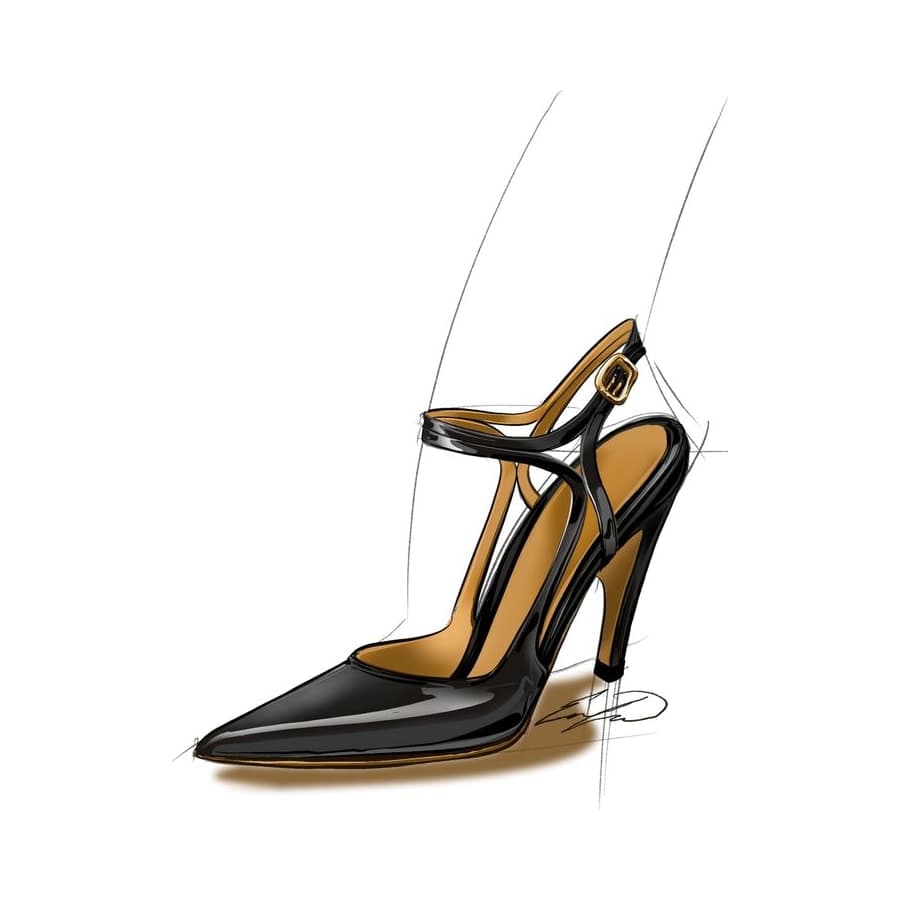 Footwear rendering 58 by Erin Lavigne