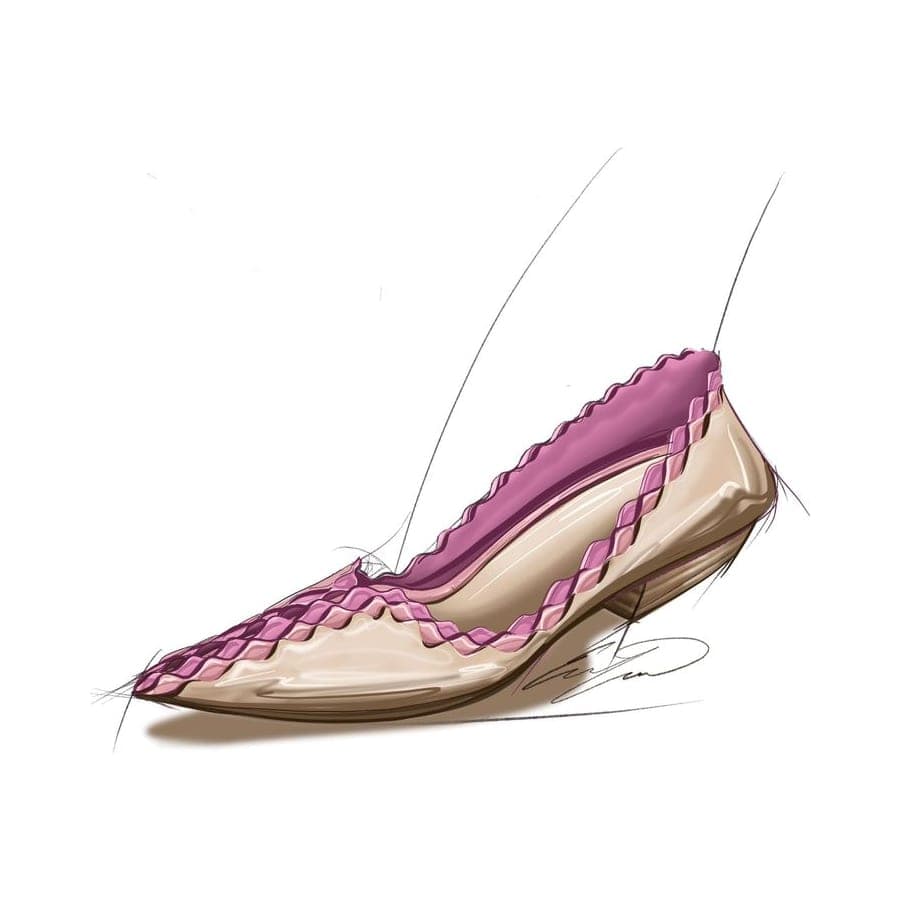 Footwear rendering 4 by Erin Lavigne