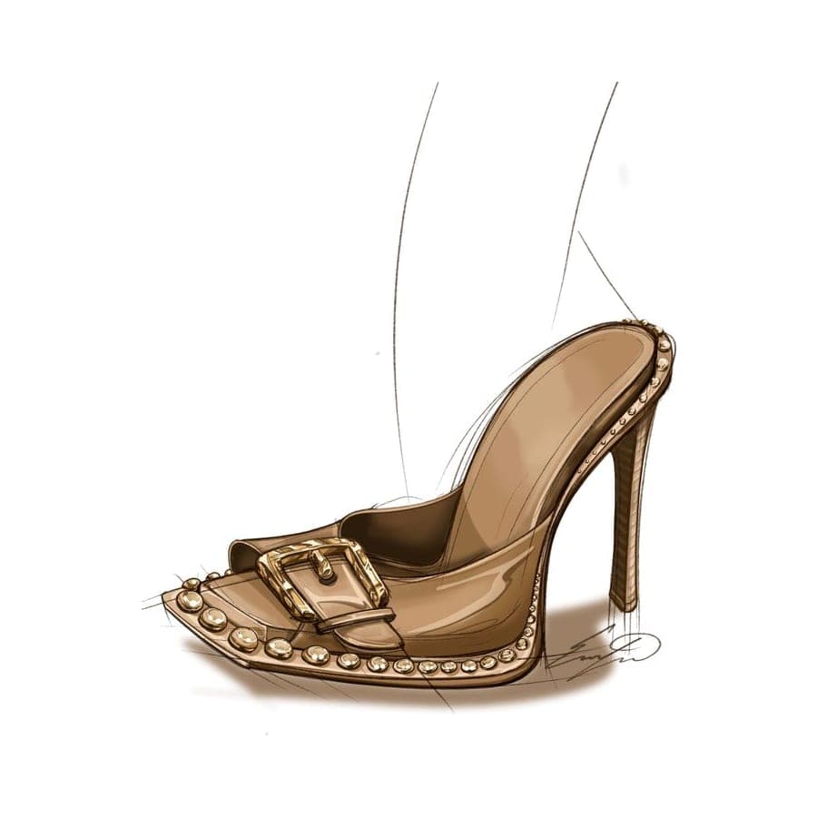 Footwear rendering 26 by Erin Lavigne