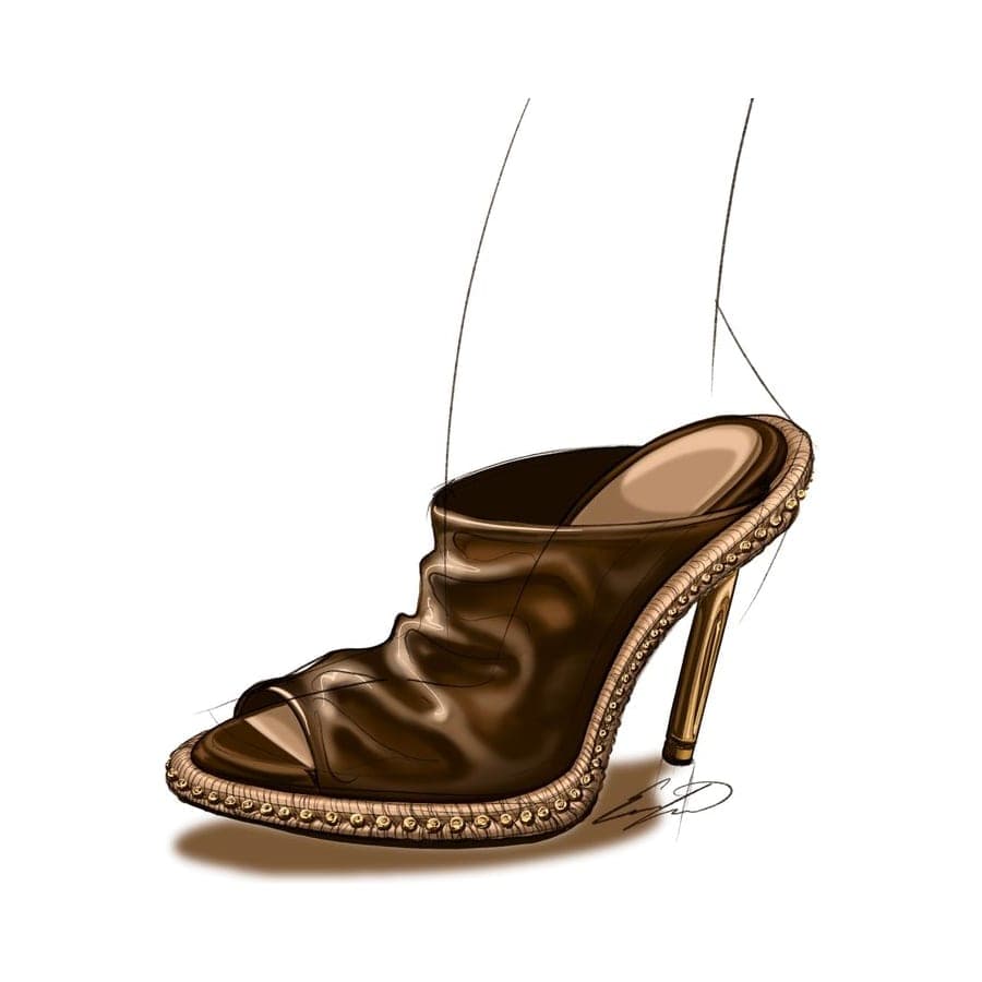 Footwear rendering 20 by Erin Lavigne