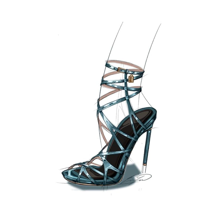 Footwear rendering 44 by Erin Lavigne