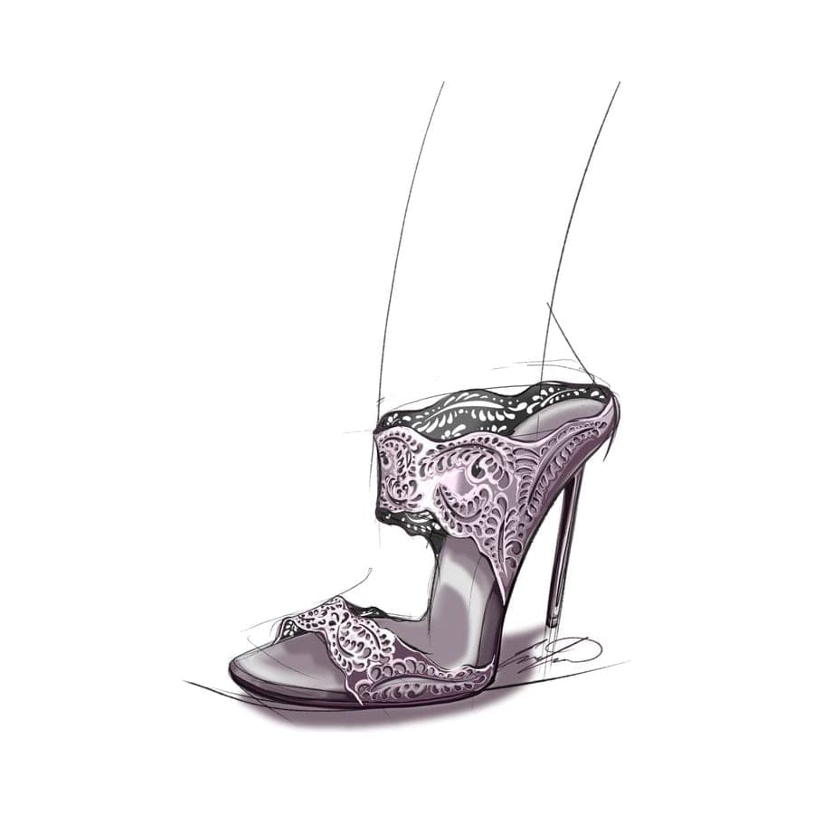 Footwear rendering 64 by Erin Lavigne