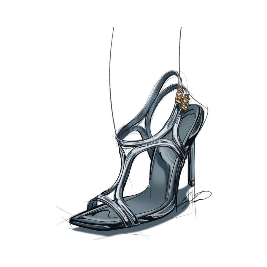 Footwear rendering 45 by Erin Lavigne