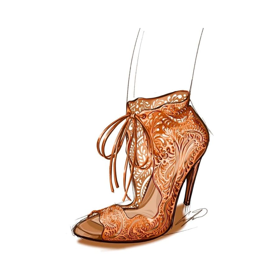 Footwear rendering 18 by Erin Lavigne