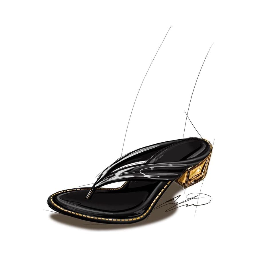 Footwear rendering 56 by Erin Lavigne