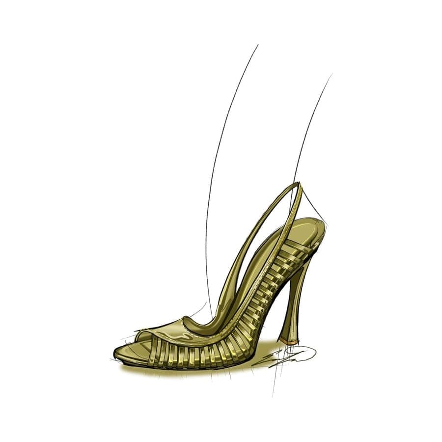 Footwear rendering 38 by Erin Lavigne