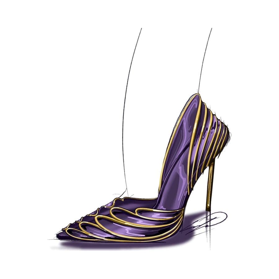 Footwear rendering 51 by Erin Lavigne