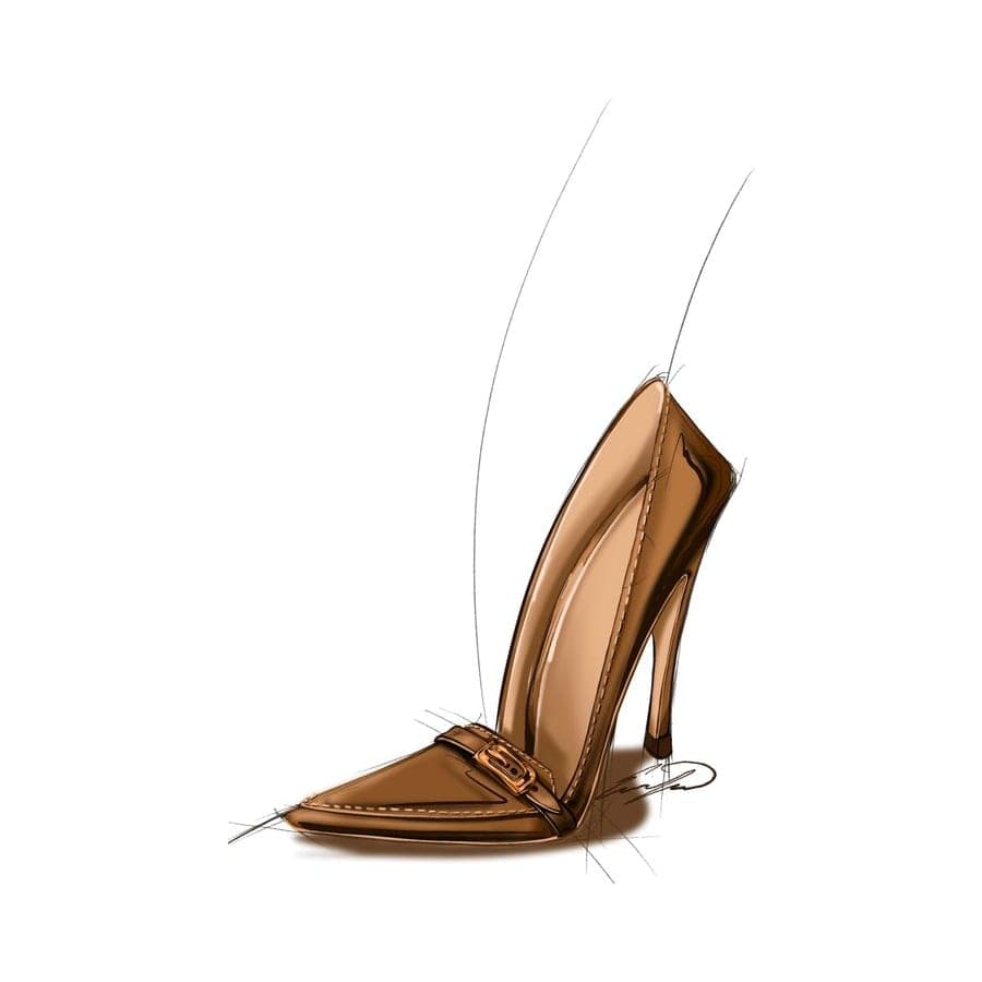 Footwear rendering 24 by Erin Lavigne